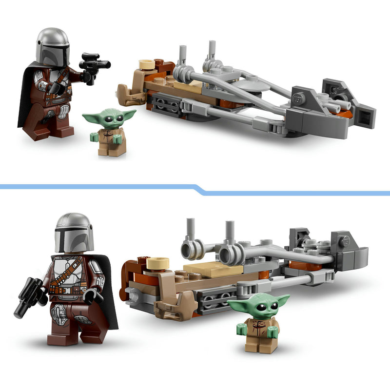 Afbeelding laden in galerijviewer, Lego star wars 75436 mandalorian en grogu's speederbike
