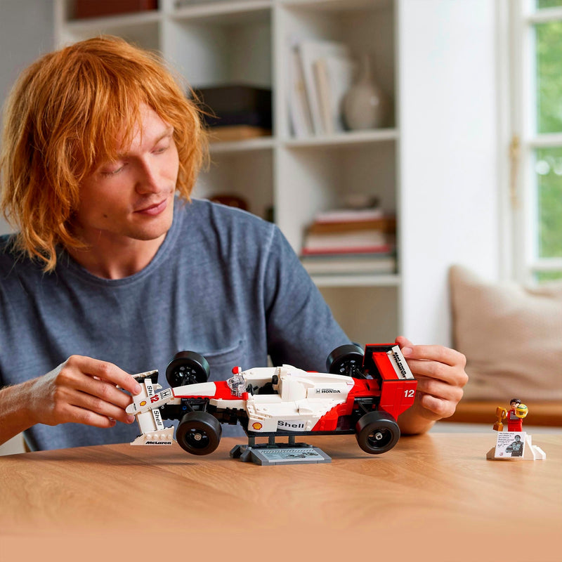 Afbeelding laden in galerijviewer, Lego icons mclaren mp4 4 en ayrton senna - 10330
