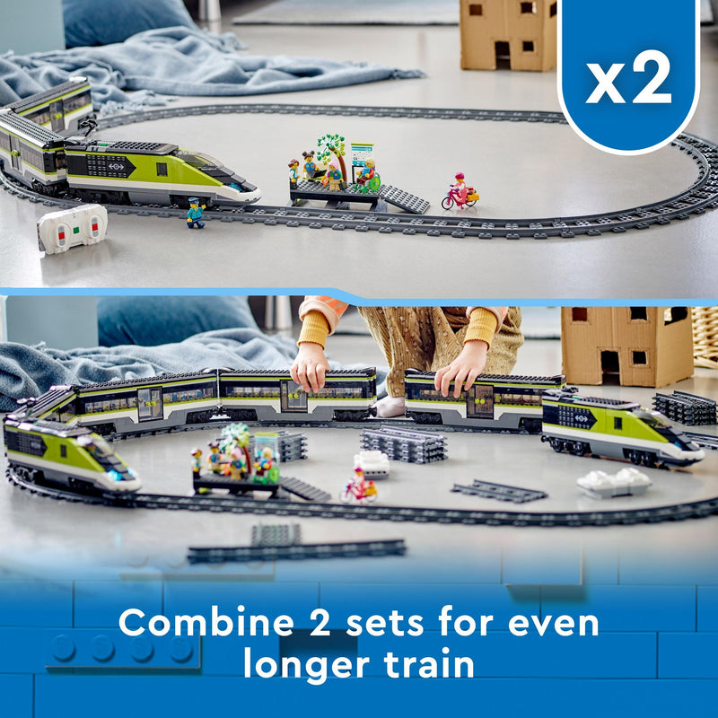 Afbeelding laden in galerijviewer, Lego city treinen passagierssneltrein - 60337
