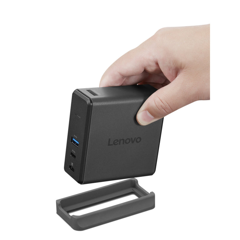 Afbeelding laden in galerijviewer, Lenovo charging gan dock dockingstation (zwart)
