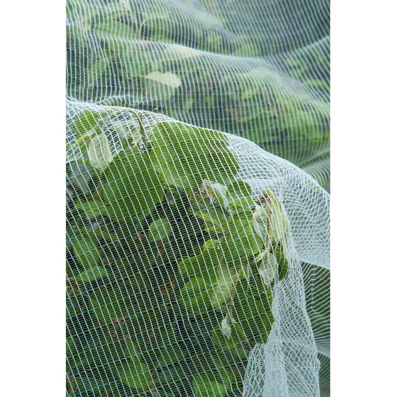 Afbeelding laden in galerijviewer, Nature insectengaas, fijnmazig insectenhor (wit transparant, 5,2 x 5 m)
