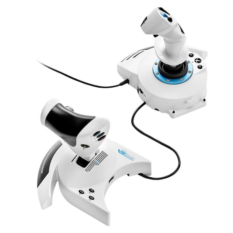 Afbeelding laden in galerijviewer, Thrustmaster t.flight hotas one microsoft flight simulator edition joystick (wit zwart, pc, xbox series x|s)
