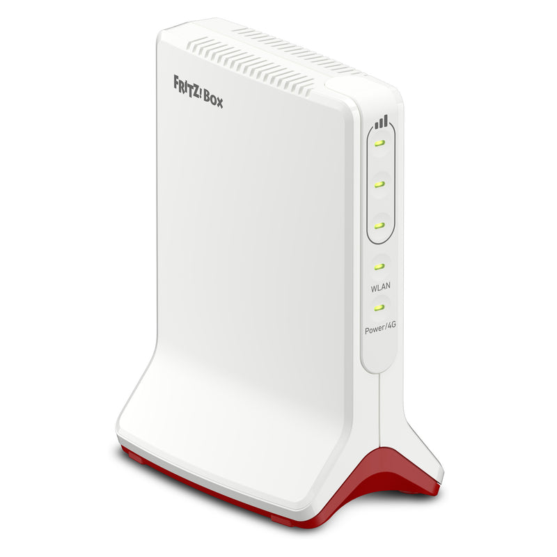 Afbeelding laden in galerijviewer, Fritz! box 6825 4g edition international wlan lte router (wit rood, mesh wi-fi, 4g 3g)
