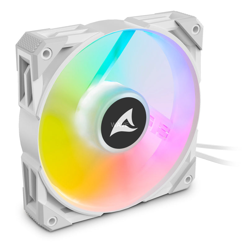 Afbeelding laden in galerijviewer, Sharkoon rebel f50 pwm rgb case fan (wit, 120 x 120 x 25 mm)
