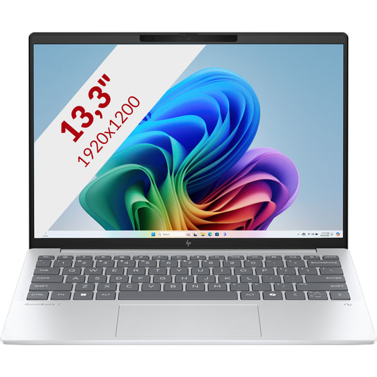 Hp omnibook 7 aerongai 13-bg1051nd 13.3 copilot+ laptop (zilver | ryzen ai 5 340 | radeon 840m | 16 gb | 512 gb ssd)