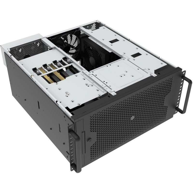 Afbeelding laden in galerijviewer, Silverstone rm53-502 rack behuizing (zwart)
