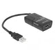 Delock usb isolator met 5 kv isolation adapter (zwart)