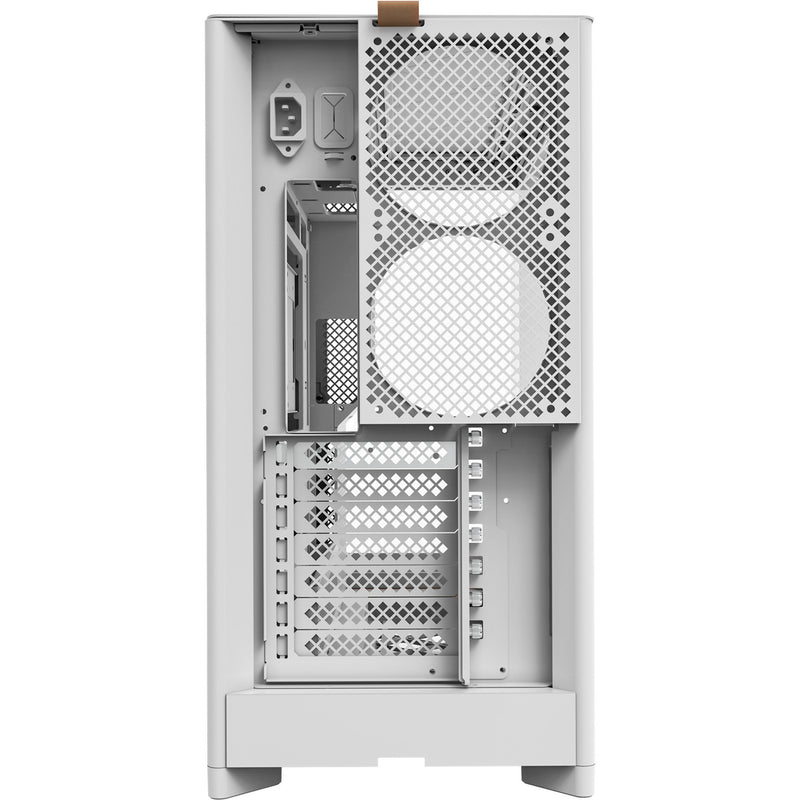 Afbeelding laden in galerijviewer, Montech hs02 midi tower behuizing (wit | 2x usb-a | 1x usb-c | rgb | tempered glass)
