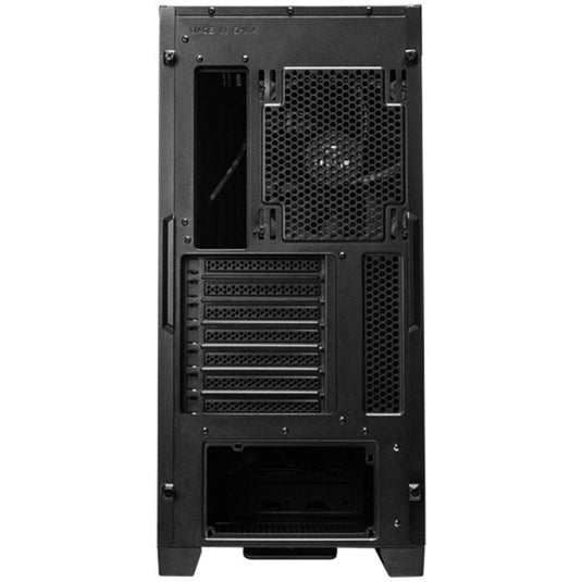 Chieftec apex q midi tower behuizing (zwart | 2x usb-a | 1x usb-c)