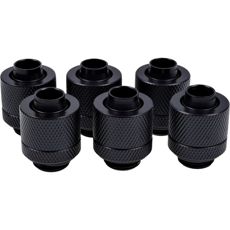 Afbeelding laden in galerijviewer, Alphacool eiszapfen 13 10mm compression fitting verbinding (zwart, 6 stuks)
