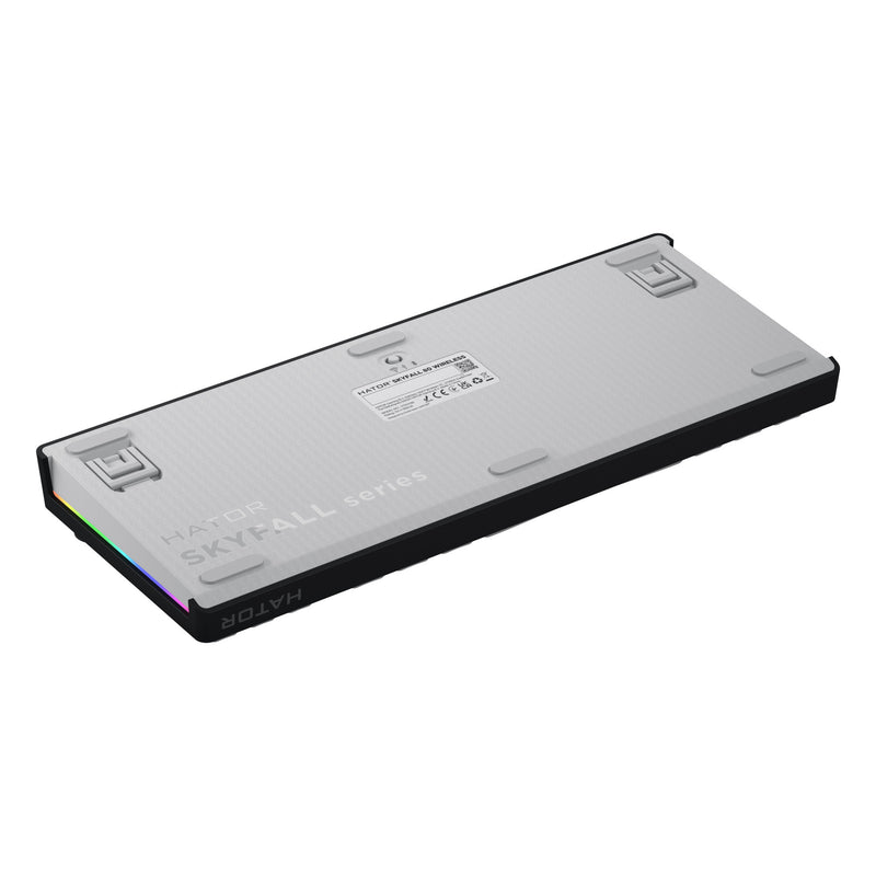 Afbeelding laden in galerijviewer, Hator skyfall wireless rgb mechanisch gaming toetsenbord (zwart, us lay-out (qwerty), hator aurum lemon, 80% (tkl), rgb, double shot abs, hot-swap, 2.4ghz | bluetooth | usb-c)
