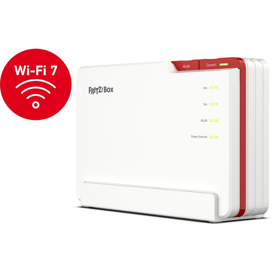 Fritz! box 5690 pro edition international router (wit rood, mesh wi-fi)