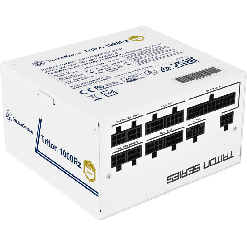 Afbeelding laden in galerijviewer, Silverstone triton 1000rz modulaire 1000 watt voeding (wit, 1x 12v-2x6, 4x pcie)
