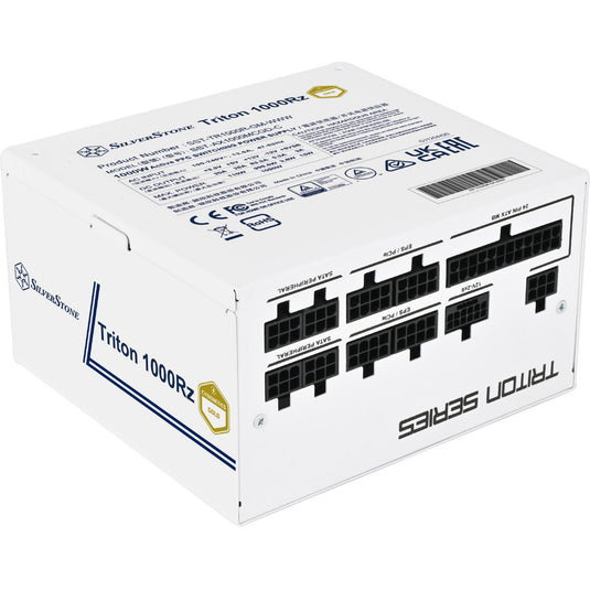 Silverstone triton 1000rz modulaire 1000 watt voeding (wit, 1x 12v-2x6, 4x pcie)