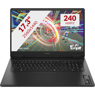Omen 17-db1060nd (c2xu4ea#abh) 17.3 copilot+ gaming laptop (zwart | ryzen ai 7 350 | rtx 5060 | 16 gb | 1 tb ssd)