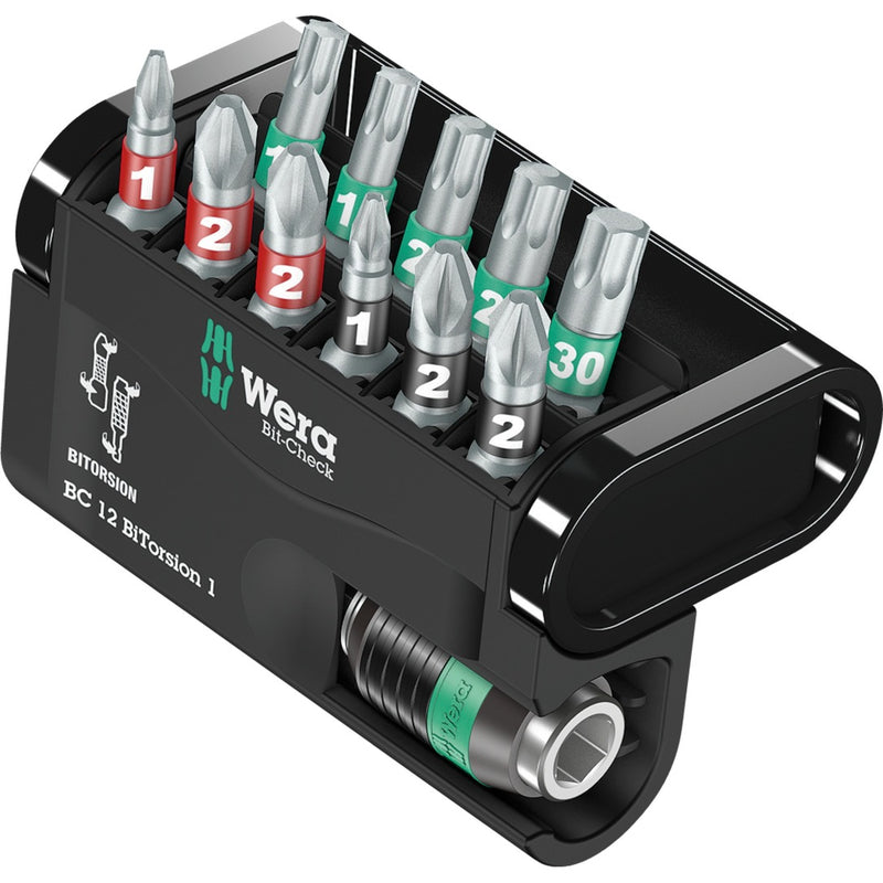 Afbeelding laden in galerijviewer, Wera bit-check 12 bitorsion 1 bitset (12-delig)
