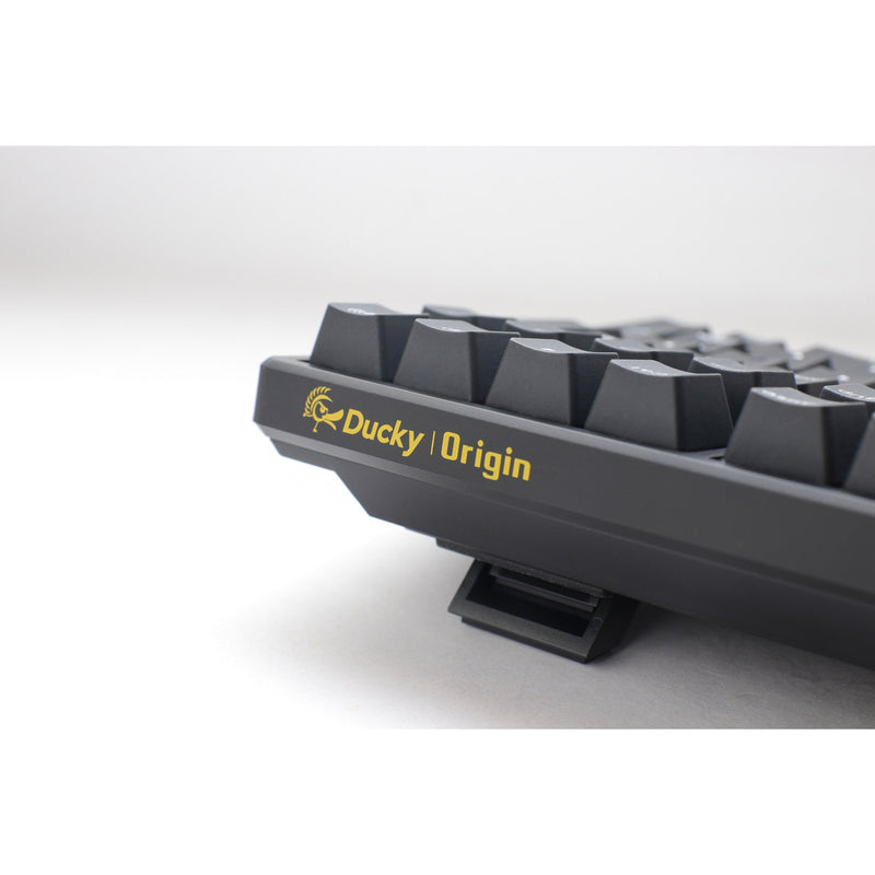 Afbeelding laden in galerijviewer, Ducky origin phantom black mechanisch toetsenbord (zwart, us lay-out (qwerty), cherry mx speed silver, 100%, hot swap, pbt double-shot keycaps)
