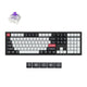 Keychron q6 he-m1 rgb mechanisch toetsenbord (zwart, us lay-out (qwerty), gateron double-rail magnetic nebula, 100%, rgb, osa profile double-shot pbt keycaps, hot swap, usb-c 2.4 ghz bluetooth 5.2, knob)
