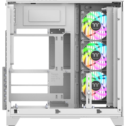 Thermaltake view 390 air snow midi tower behuizing (wit | 2x usb-a | 1x usb-c | tempered glass)