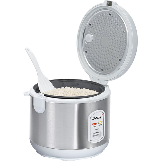 Steba rijstkoker rk 2 (roestvrij staal wit)