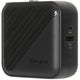 Targus 65w gan wall charger (zwart)