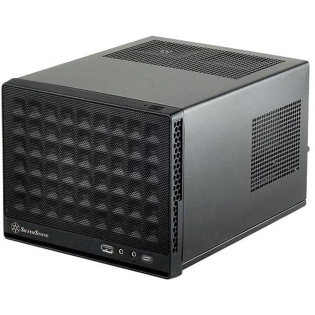 Afbeelding laden in galerijviewer, Silverstone sst-sg13b-c mini tower behuizing (zwart | 1x usb-a | 1x usb-c)

