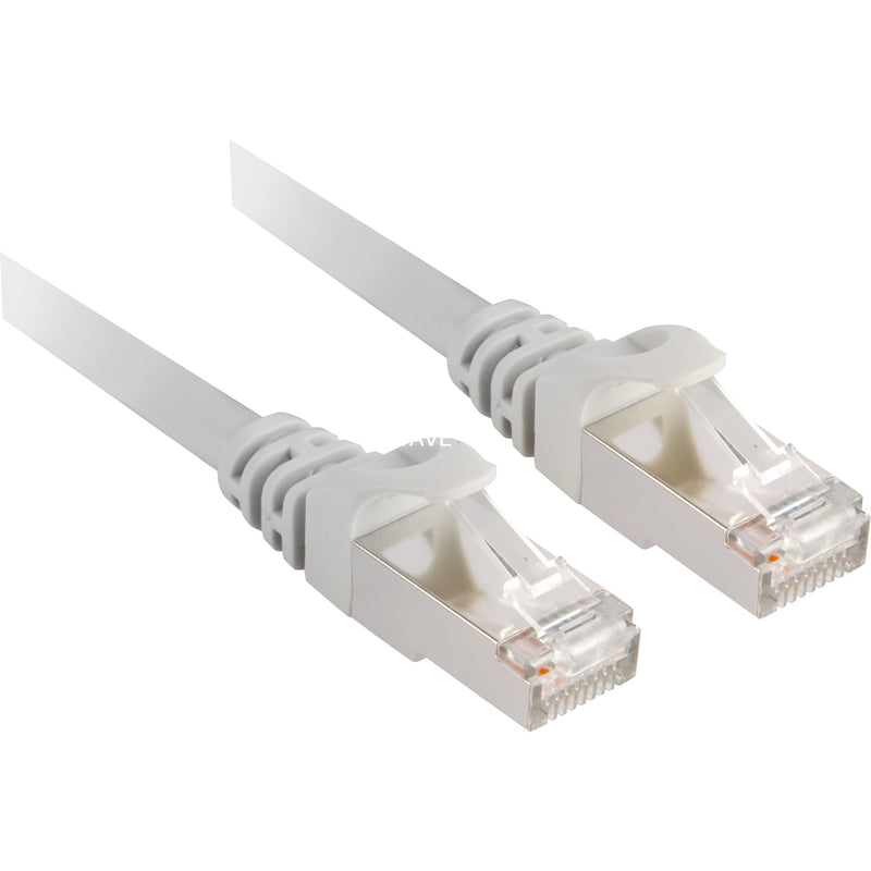 Afbeelding laden in galerijviewer, Sharkoon cat.6 netwerkkabel (grijs, 2 meter, sftp, rj-45)

