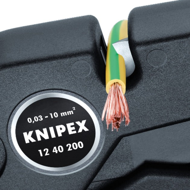 Afbeelding laden in galerijviewer, Knipex 12 40 200 afstriptang automatisch 003-10mm²
