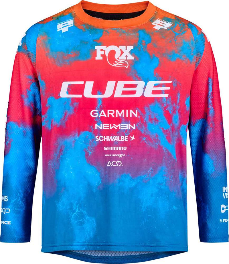 Afbeelding laden in galerijviewer, Cube rookie x actionteam - kids mtb long sleeve jersey
