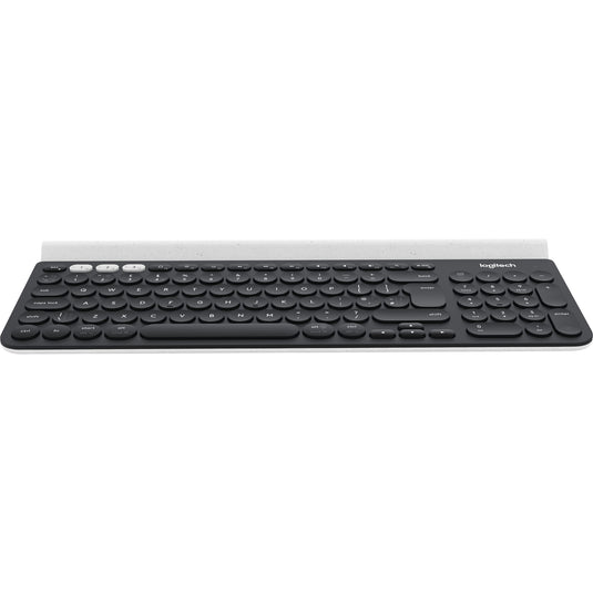 Logitech k780 multi device draadloos toetsenbord (eu lay-out (qwerty), bluetooth)
