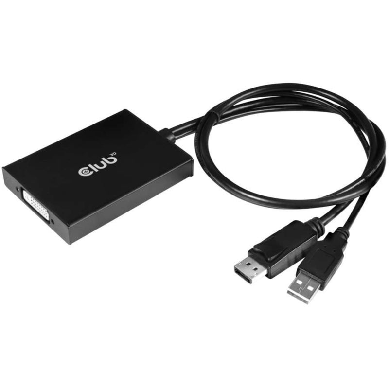 Afbeelding laden in galerijviewer, Club 3d actieve displayport naar dual link dvi-d adapter (zwart)
