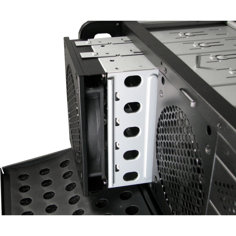 Afbeelding laden in galerijviewer, Inter-tech 4u 4129l rack behuizing (zwart | 2x usb-a)
