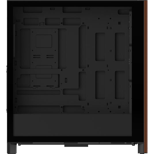 Thermaltake s370 ws midi tower behuizing (zwart | 2x usb-a | 1x usb-c | tempered glass)