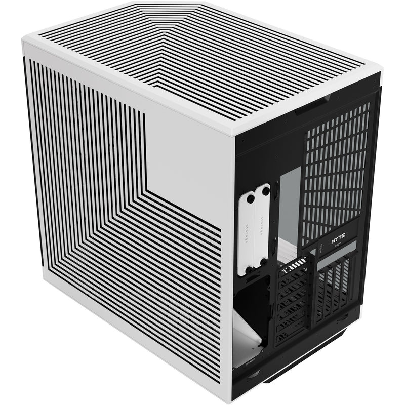 Afbeelding laden in galerijviewer, Hyte y70 midi tower behuizing (zwart wit | 2x usb-a | 1x usb-c | tempered glass)
