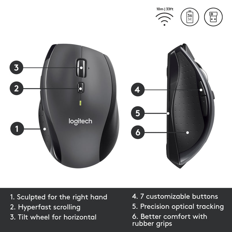 Afbeelding laden in galerijviewer, Logitech muis 910-006034 zwart
