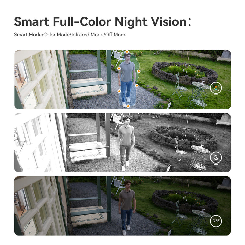 Afbeelding laden in galerijviewer, Imou cruiser sc 4k - beveiligingscamera voor buiten – 4k ultra hd (8mp) – 360° pan tilt – slimme persoonsdetectie tracking – kleur nachtzicht – sirene waarschuwingslicht – wi-fi 6 poe
