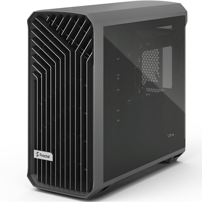 Afbeelding laden in galerijviewer, Fractal design torrent gray tg light tint midi tower behuizing (grijs | 2x usb-a | 1x usb-c | tempered glass)
