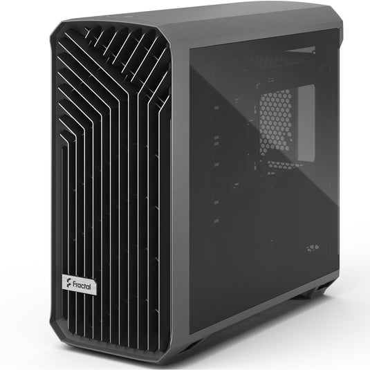 Fractal design torrent gray tg light tint midi tower behuizing (grijs | 2x usb-a | 1x usb-c | tempered glass)