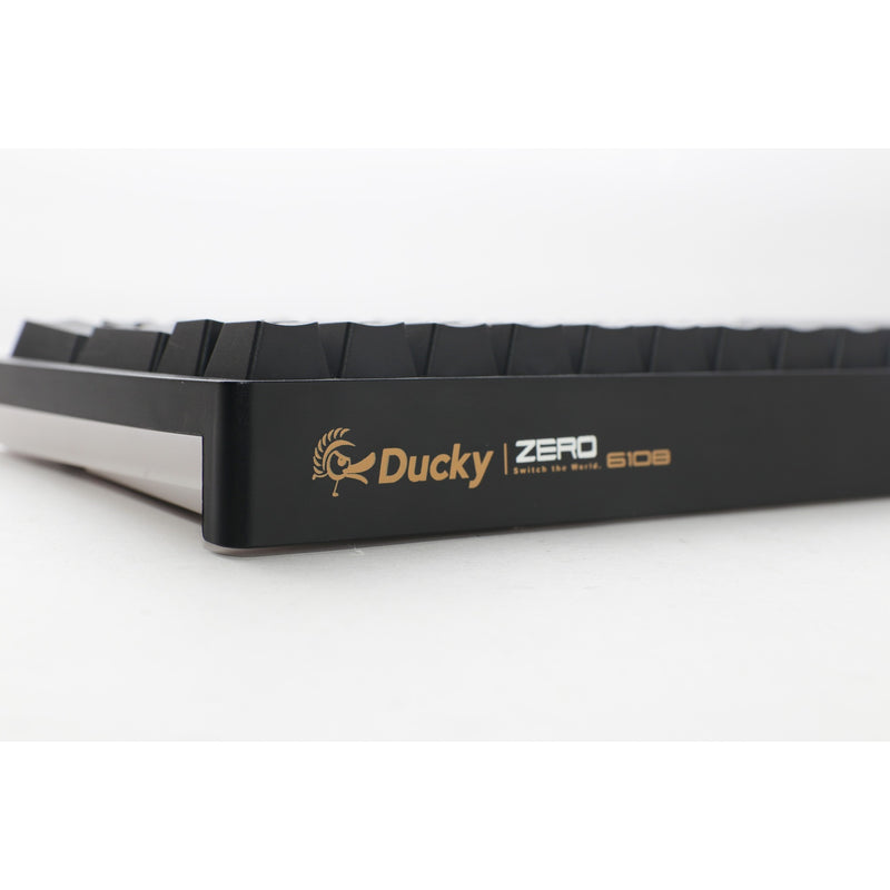 Afbeelding laden in galerijviewer, Ducky zero 6108 classic black rgb mechanisch gaming toetsenbord (zwart, us lay-out (qwerty), cherry mx2a red, 100%, rgb leds, double-shot pbt, hot swap, 2.4ghz | bluetooth | usb-c)
