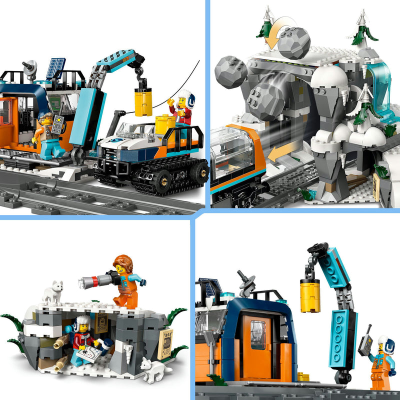 Afbeelding laden in galerijviewer, Lego city onderzoekstrein op de noordpool voertuig speelgoed - 60470
