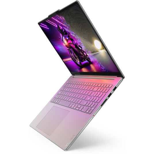 Lenovo yoga pro 9 16iah10 (83l00078mh) aura edition 16 laptop (grijs | core ultra 7 255h | rtx 5060 | 32 gb | 1 tb ssd)