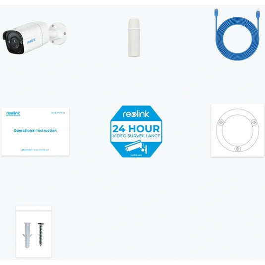 Reolink p320, 5 mp ip poe beveilingingscamera (wit)