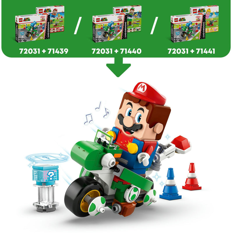 Afbeelding laden in galerijviewer, Lego super mario - mario kart - yoshi-crosser constructiespeelgoed (72031)

