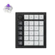 Keychron q0 he qmk wireless custom number pad rgb mechanisch numpad (zwart, us lay-out (qwerty), gateron double-rail magnetic nebula, hot-swap, rgb, double-shot pbt keycaps)