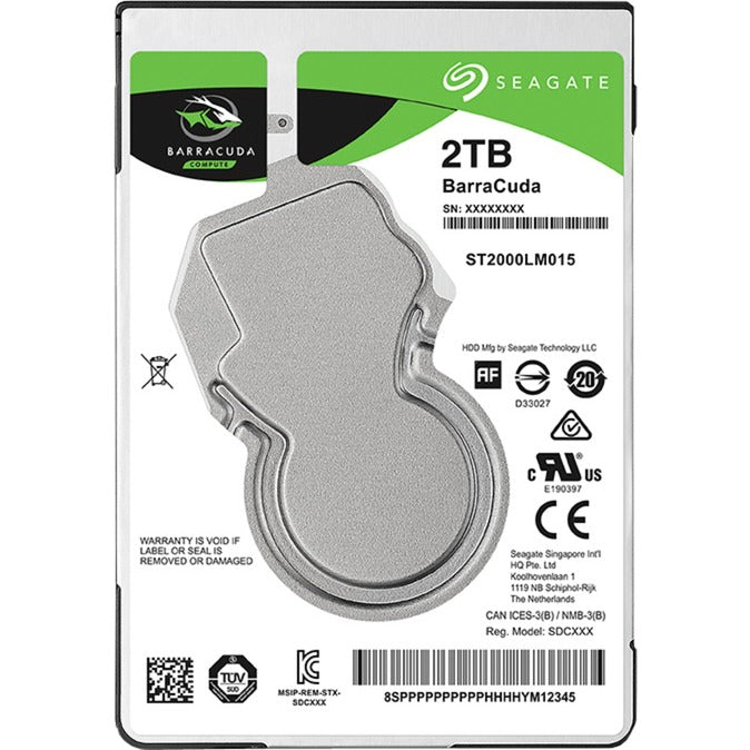 Afbeelding laden in galerijviewer, Seagate barracuda 2 tb harde schijf (st2000lm015, sata 600)
