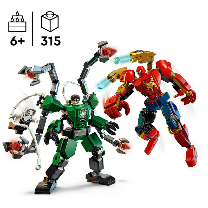 Afbeelding laden in galerijviewer, Lego marvel - mechaduel: spider-man vs. doc ock constructiespeelgoed (76338)
