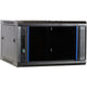 Dsi 6u wandkast met glazen deur - ds6606 server rack (zwart, 600 x 600 x 368mm)