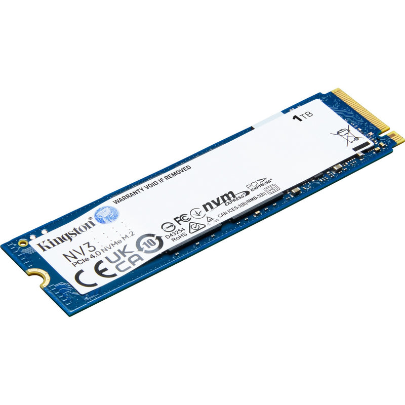 Afbeelding laden in galerijviewer, Kingston nv3 1 tb ssd (snv3s 1000g, pcie 4.0 x4, nvme, m.2 2280)
