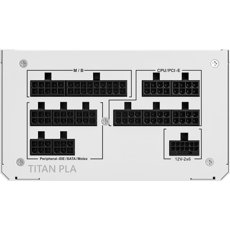 Afbeelding laden in galerijviewer, Montech titan pla modulaire 1000 watt voeding (wit, 2x pcie)
