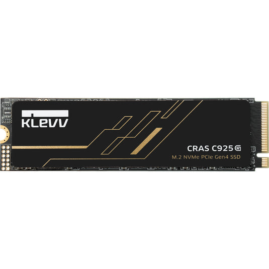 Klevv cras c925g 1 tb ssd (zwart, k01tbm2sp0-25g, pcie gen 4.0 x4, nvme 2.0)